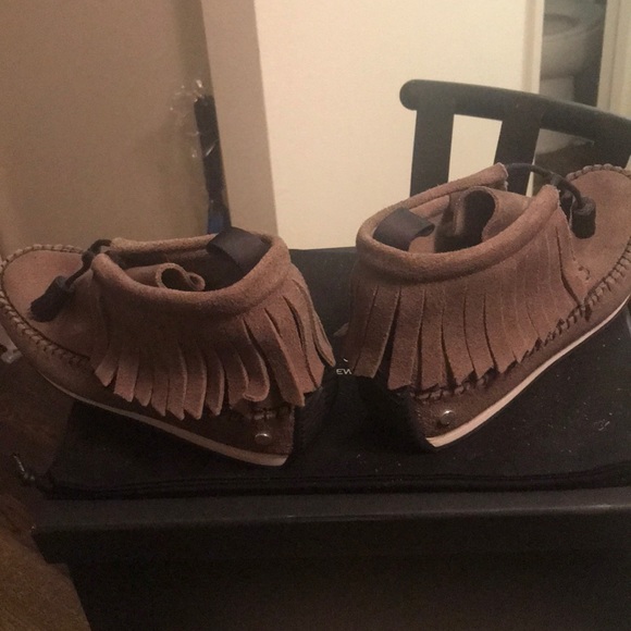 Rag & Bone Taupe Ankle Boots - Picture 5 of 8